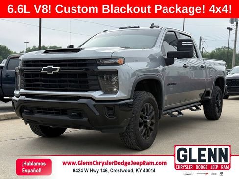 Used 2025 Chevrolet Silverado 2500 Custom w/ Custom Blackout Package AWD/4WD image 1