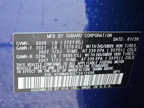 New 2026 Subaru Ascent Limited Bronze AWD/4WD image 43
