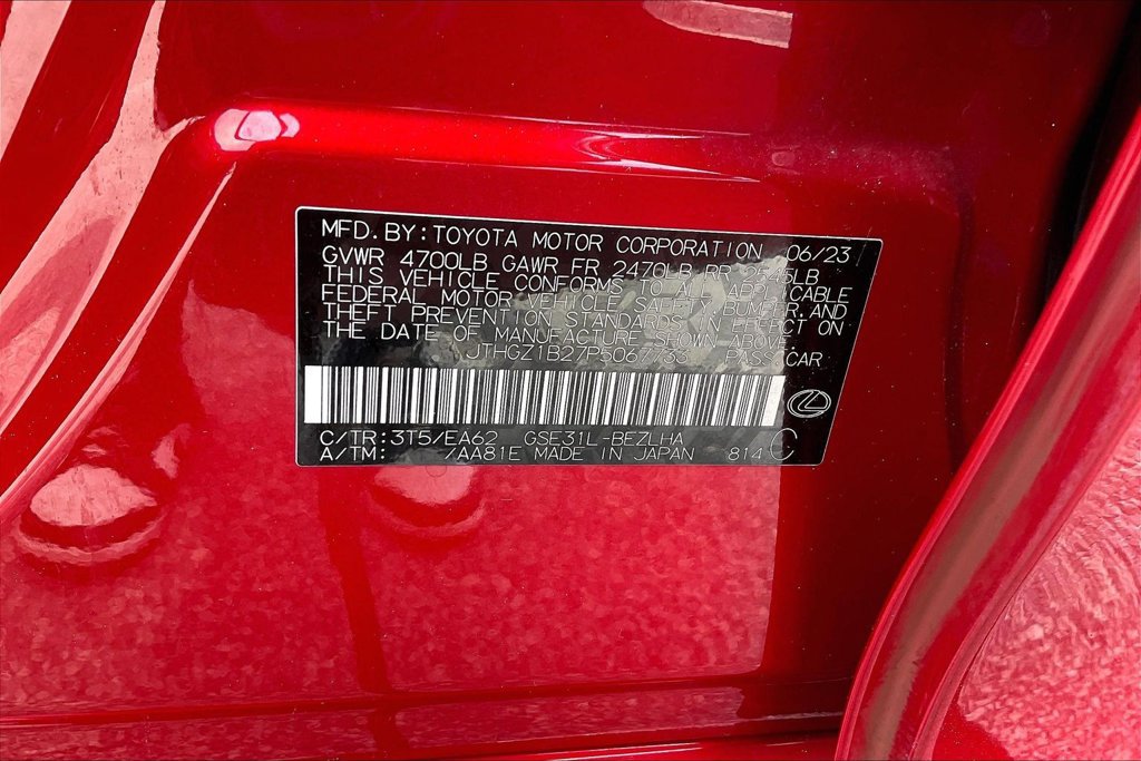 Used 2023 Lexus IS 350 F Sport w/ Navigation Package RWD image 21