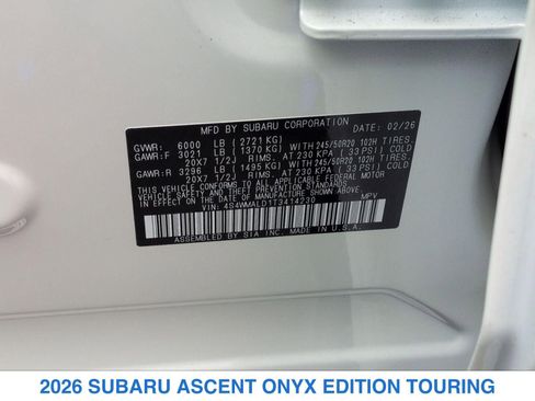 New 2026 Subaru Ascent Bronze Edition AWD/4WD image 31