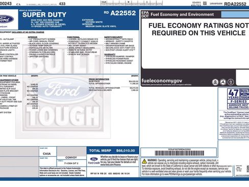 Used 2024 Ford F550 2WD Regular Cab Super Duty w/ XL Chrome Package image 10