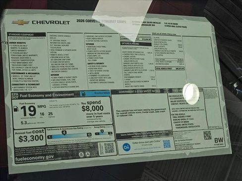 New 2026 Chevrolet Corvette Stingray Coupe image 22