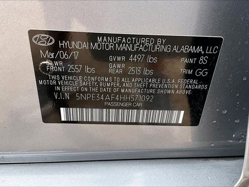 Used 2017 Hyundai Sonata Sport w/ Value Edition Package 02 image 34