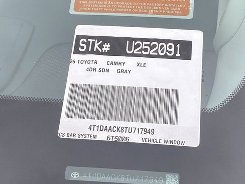 Certified 2026 Toyota Camry XLE w/ Premium Package FWD image 38