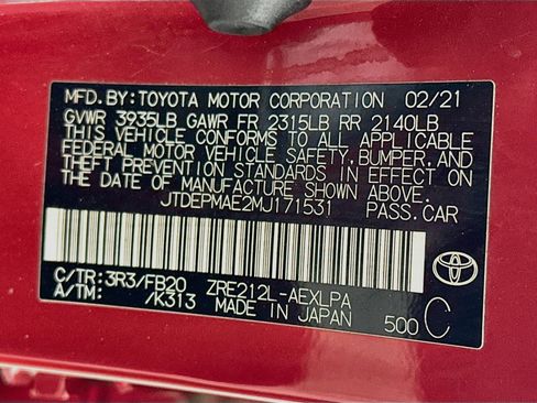 Used 2021 Toyota Corolla LE FWD image 12