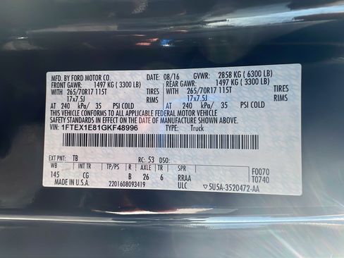 Used 2016 Ford F150 XL w/ Equipment Group 101A Mid AWD/4WD image 11