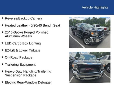 Used 2016 GMC Sierra 2500 SLT w/ Suspension Package, Off-Road AWD/4WD image 6