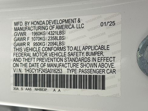 Used 2025 Honda Accord LX image 12