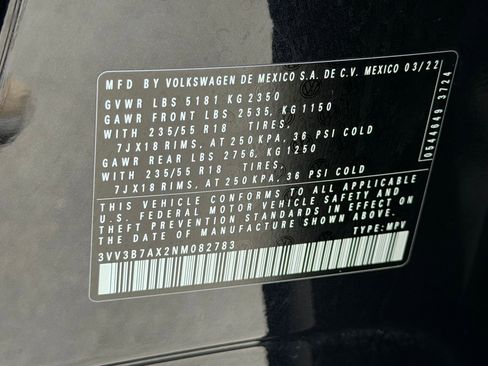 Certified 2022 Volkswagen Tiguan SE image 19