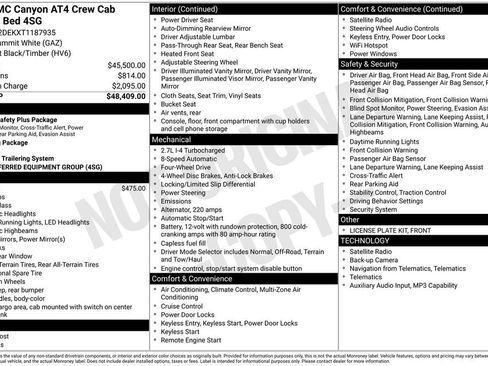 New 2026 GMC Canyon AT4 AWD/4WD image 49