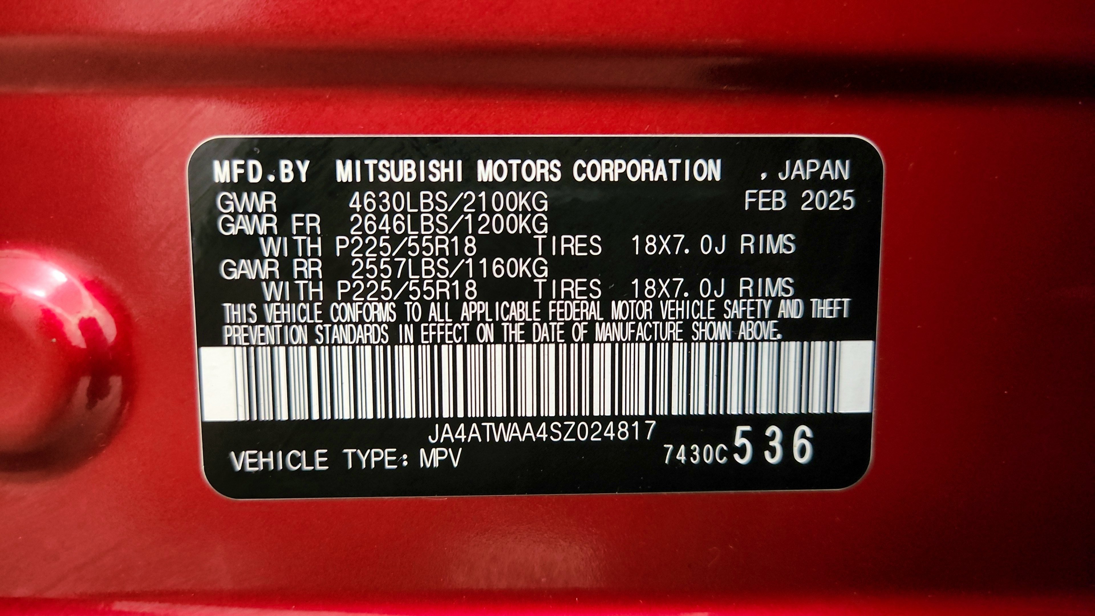 Used 2025 Mitsubishi Eclipse Cross SE AWD/4WD image 23