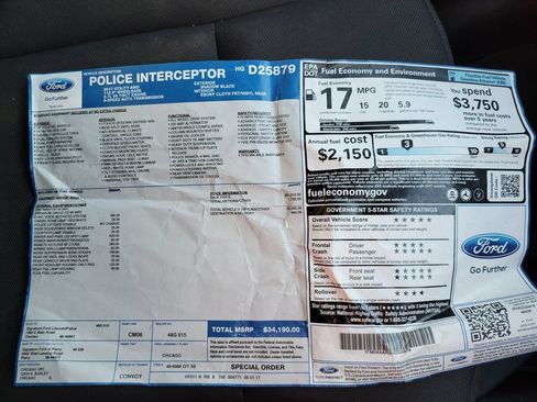Used 2017 Ford Explorer 4WD Police Interceptor image 9