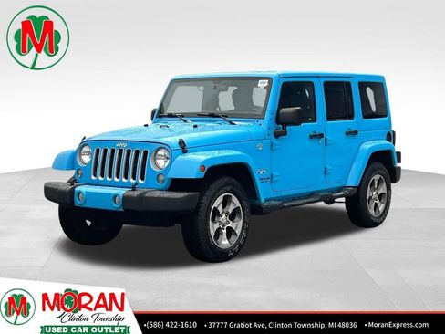 Used 2017 Jeep Wrangler Unlimited Sahara w/ Connectivity Group image 1