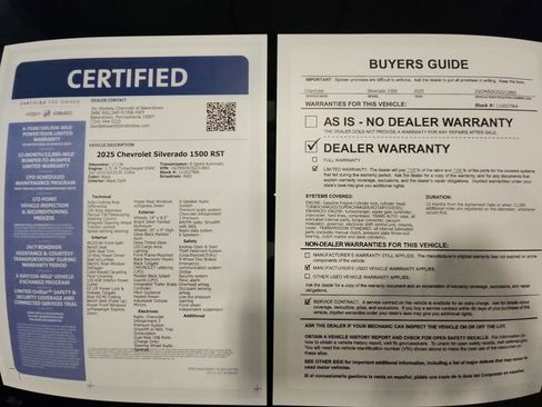 Certified 2025 Chevrolet Silverado 1500 RST w/ LPO, Dark Essentials Package AWD/4WD image 31