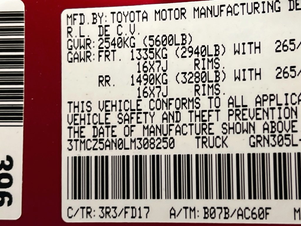 Certified 2020 Toyota Tacoma TRD Off-Road w/ Technology Package AWD/4WD image 28