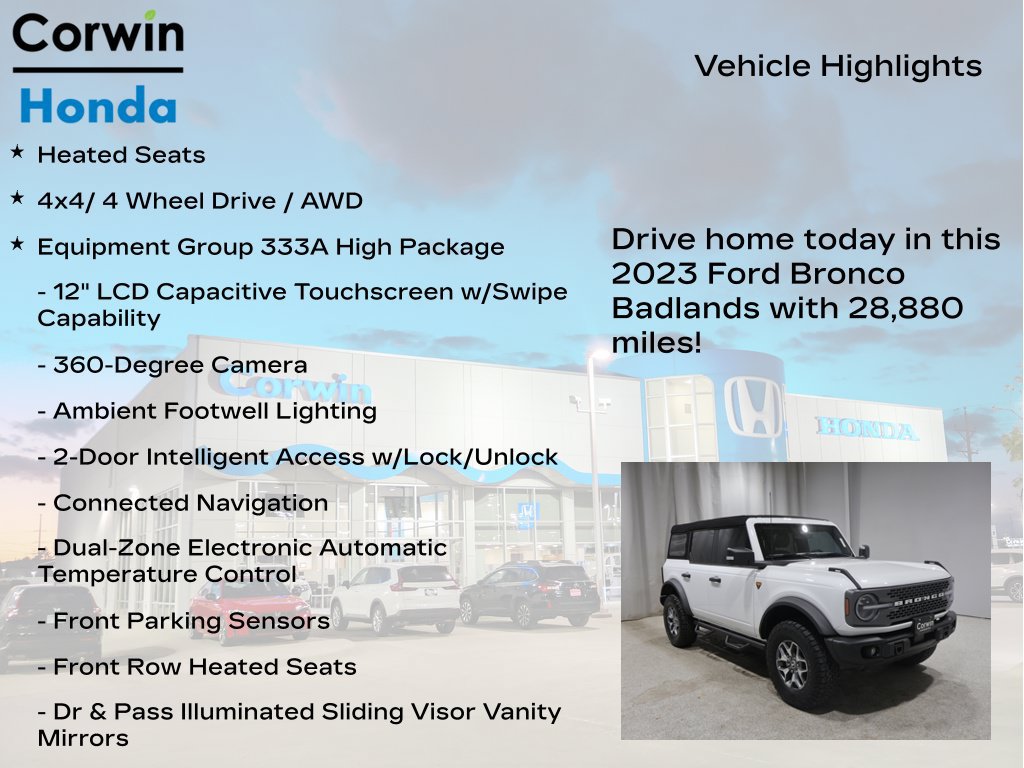 Used 2023 Ford Bronco Badlands AWD/4WD image 7