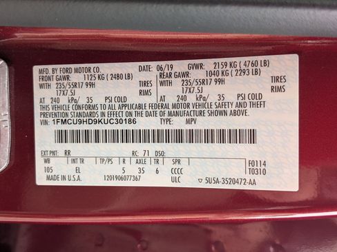 Used 2019 Ford Escape SEL image 35