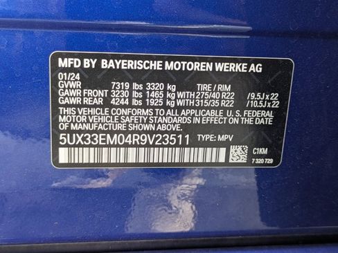 Used 2024 BMW X7 M60i w/ Executive Package AWD/4WD image 15