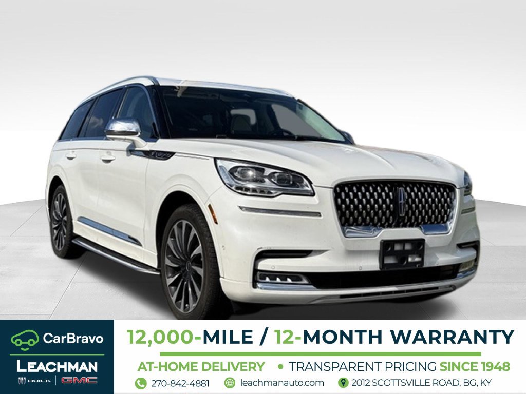 Used 2020 Lincoln Aviator Black Label Grand Touring w/ Class IV Trailer Tow Package AWD/4WD 360° Tour