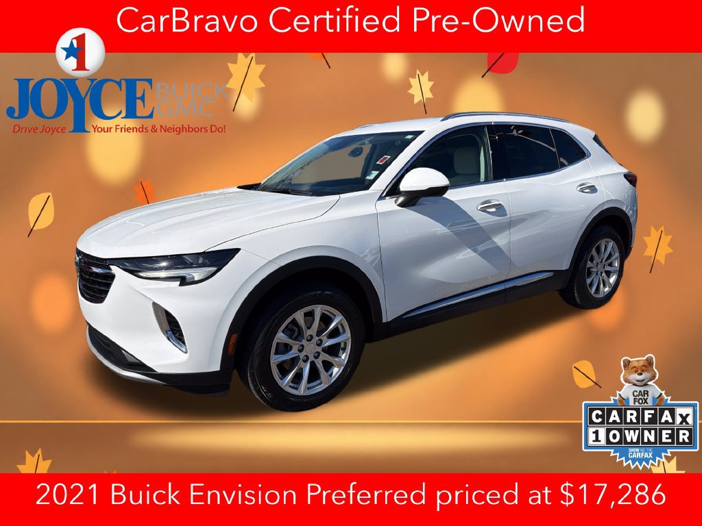 Certified 2021 Buick Envision Preferred FWD 360° Tour