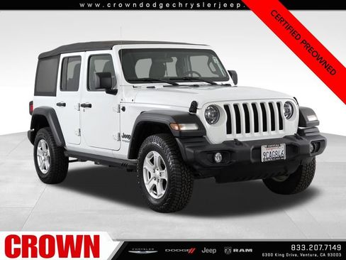 Certified 2022 Jeep Wrangler Unlimited Sport image 1