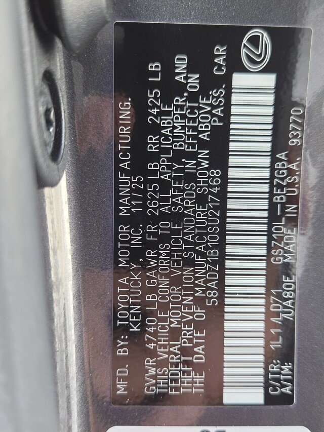 Used 2025 Lexus ES 350 w/ Premium Package FWD image 33