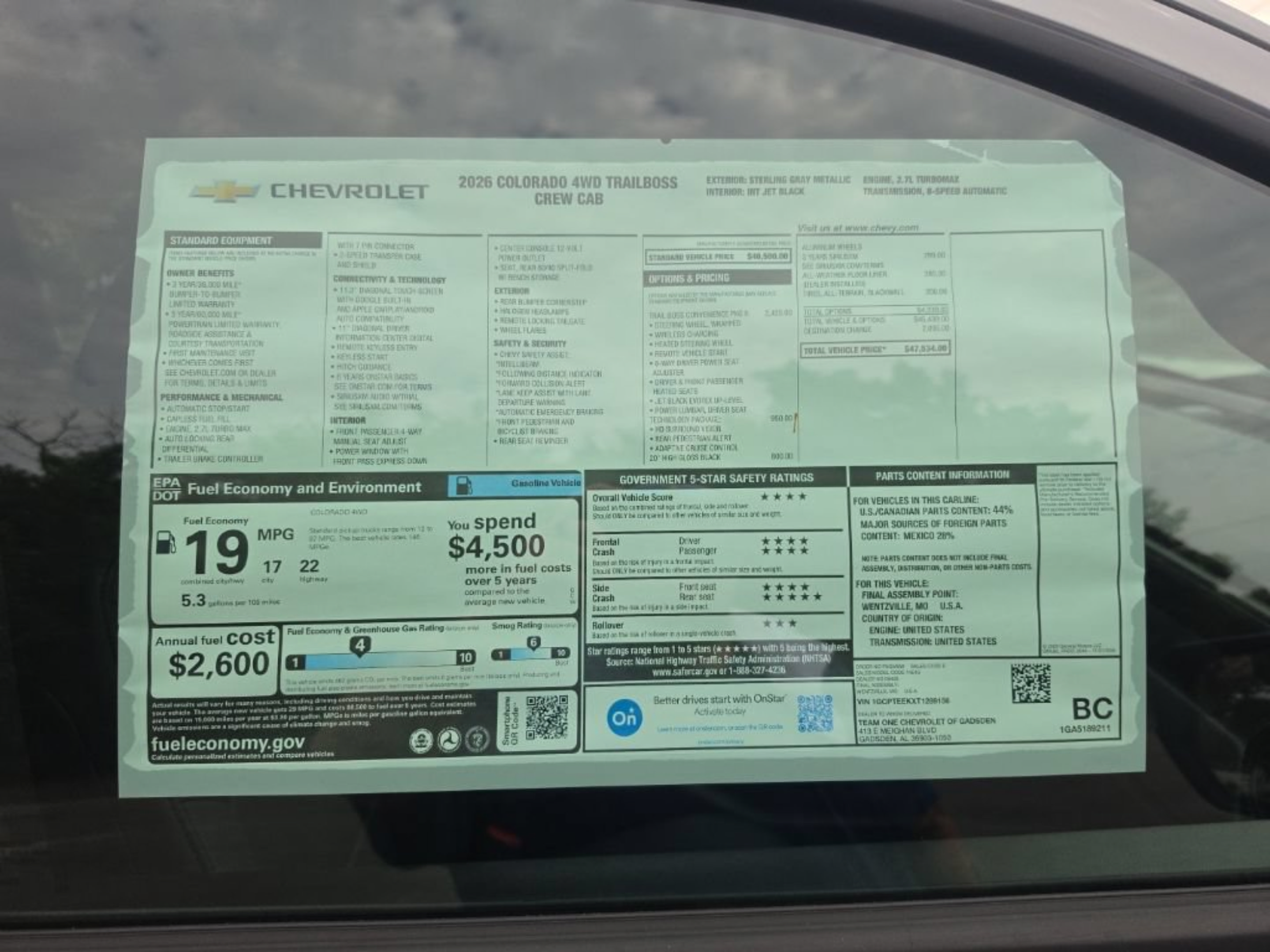 New 2026 Chevrolet Colorado Trail Boss AWD/4WD image 11