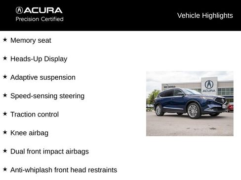 Certified 2023 Acura MDX SH-AWD w/ Advance Package image 9