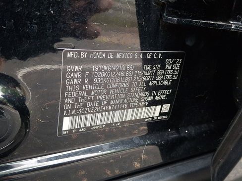 Certified 2023 Honda HR-V LX image 19