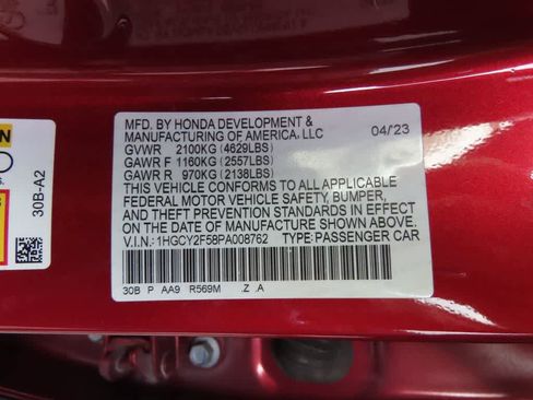 Certified 2023 Honda Accord Sport image 24