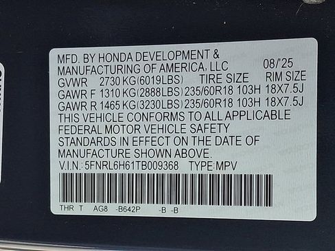 Used 2026 Honda Odyssey EX-L image 27