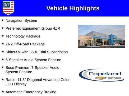 New 2026 Chevrolet Colorado ZR2 w/ Technology Package AWD/4WD image 3