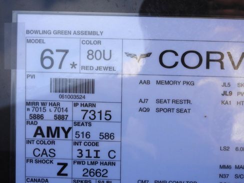 Used 2006 Chevrolet Corvette Convertible w/ Preferred Equipment Group RWD image 91