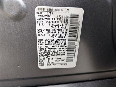 Used 2019 Nissan Rogue SV w/ Sun & Sound Touring Package AWD/4WD image 25