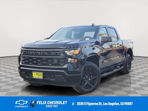 New 2026 Chevrolet Silverado 1500 Custom w/ Turbomax Blackout Package image 1