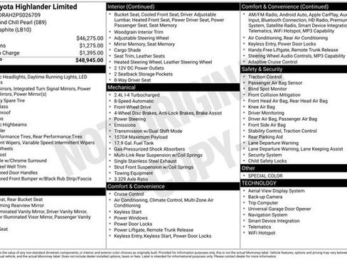 Used 2023 Toyota Highlander Limited FWD image 25