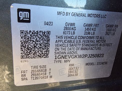 Used 2023 Chevrolet Traverse LT w/ LPO, Floor Liner Package image 34