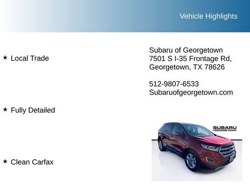 Used 2018 Ford Edge SEL w/ Equipment Group 201A image 10