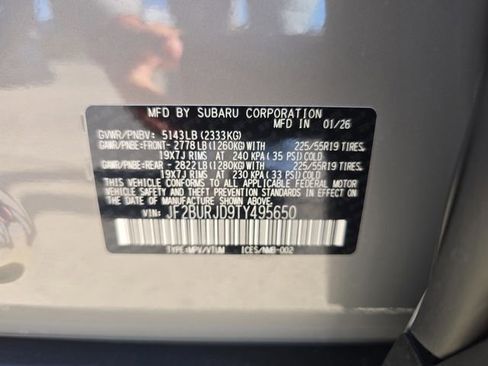 New 2026 Subaru Outback Touring XT image 28