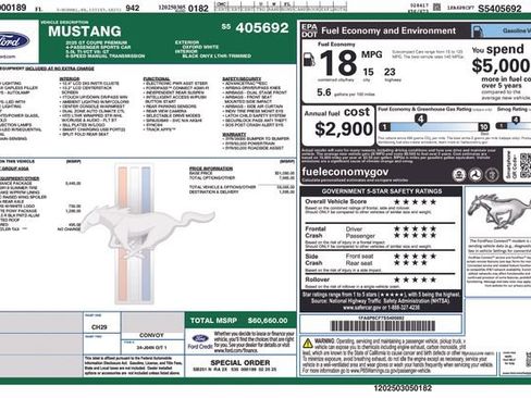 Used 2025 Ford Mustang GT Premium w/ GT Performance Package RWD image 7