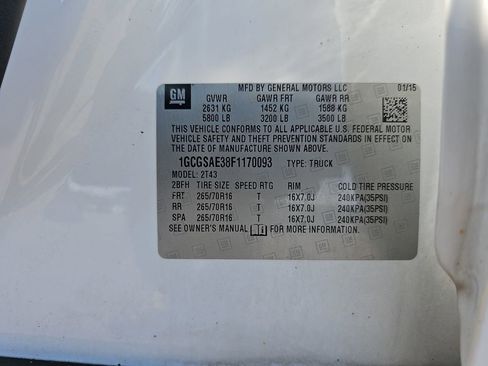 Used 2015 Chevrolet Colorado W/T w/ WT Convenience Package image 37