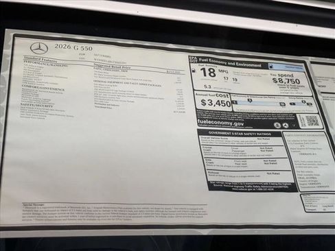 New 2026 Mercedes-Benz G 550 G 550 image 19