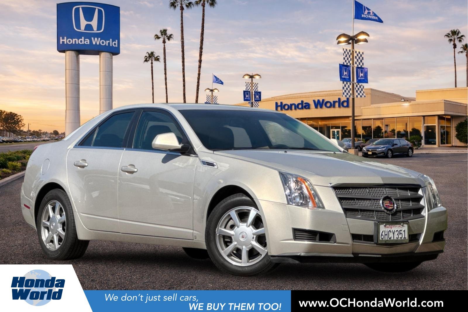 Used 2009 Cadillac CTS 3.6 w/ Wood Trim Package RWD image 1