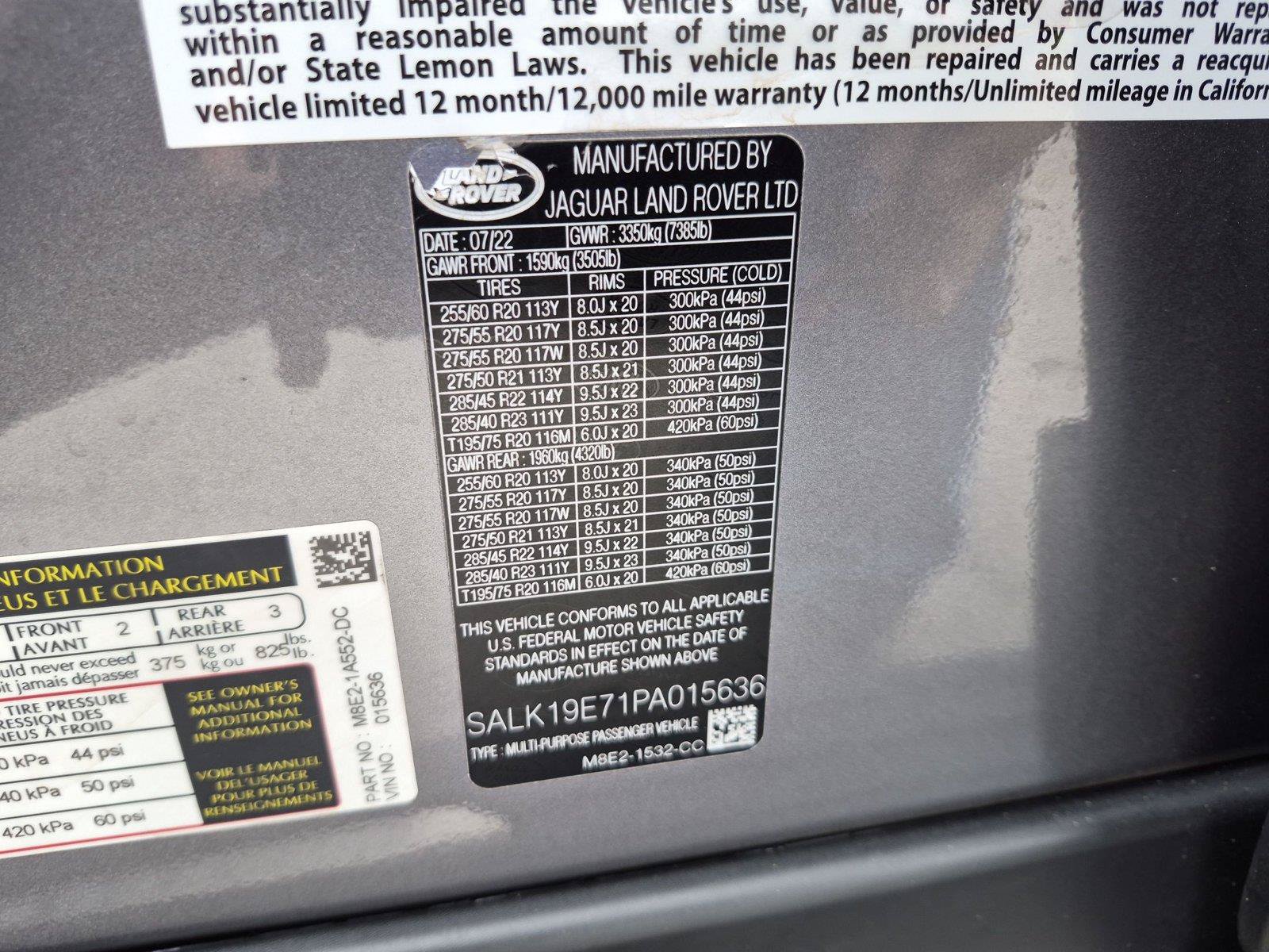 Used 2023 Land Rover Range Rover Autobiography AWD/4WD image 41