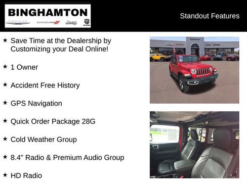Used 2019 Jeep Wrangler Unlimited Sahara AWD/4WD image 5