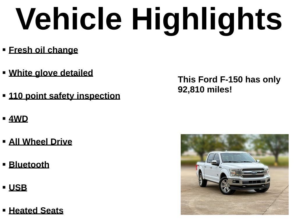 Used 2019 Ford F150 King Ranch w/ Equipment Group 601A Luxury AWD/4WD image 38