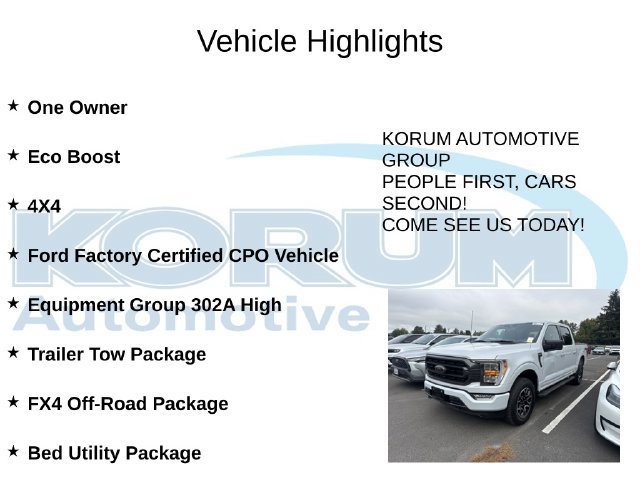 Used 2022 Ford F150 XLT w/ Equipment Group 302A High AWD/4WD image 4