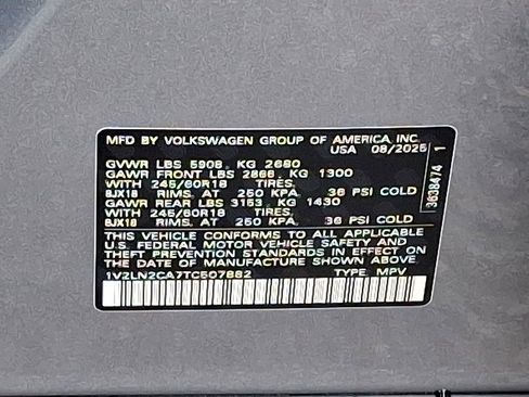 New 2026 Volkswagen Atlas SE image 18