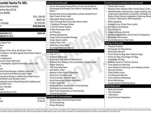 Used 2022 Hyundai Santa Fe SEL w/ Cargo Package image 15