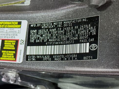 Used 2022 Toyota Camry XLE image 40